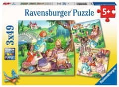 Ravensburger Male princese Puzzle 3x49 kosov