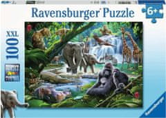 Ravensburger Puzzle Živali v džungli XXL 100 kosov