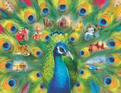 Ravensburger Peacock Country Puzzle 2000 kosov