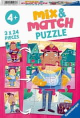 Puzzle Mix&Match: Moj najljubši poklic 3x24 kosov