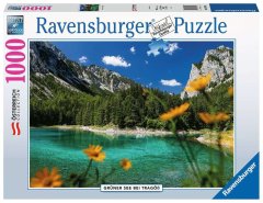 Puzzle Zeleno jezero, Tragöß, Avstrija 1000 kosov