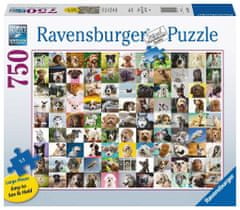 Ravensburger Puzzle 99 ljubkih psov XL 750 kosov