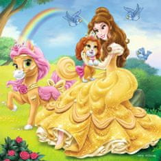 Ravensburger Puzzle Disneyjeve princese in njihove živali 3x49 kosov