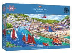 Gibsons Panorama Puzzle Port of Looe, Cornwall 636 kosov