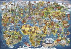 Gibsons Puzzle Amazing World 2000 kosov