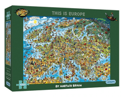 Gibsons Puzzle To je Evropa 1000 kosov