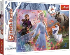 Trefl Puzzle Frozen - Potovanje za pustolovščino / 24 kosov MAXI