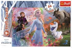 Trefl Puzzle Frozen - Potovanje za pustolovščino / 24 kosov MAXI