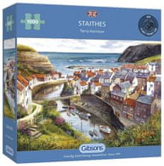 Gibsons Puzzle Staithes, Velika Britanija 1000 kosov