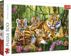 Trefl Tiger Family Puzzle / 500 kosov