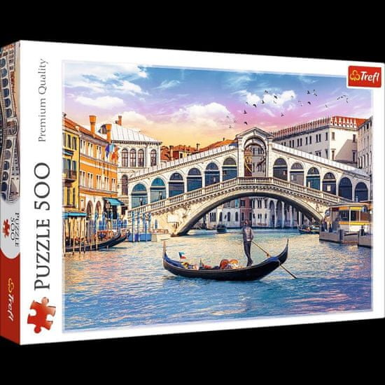 Trefl Puzzle Most Rialto, Benetke / 500 kosov