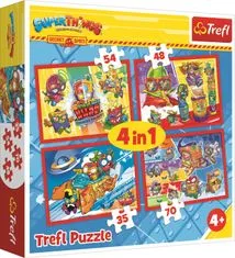Trefl Puzzle Super Things: Secret Spies 4v1 (35,48,54,70 kosov)