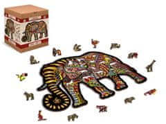 Wooden city Lesena sestavljanka Magic Elephant 250 kosov ECO