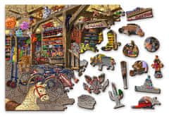 Wooden city Lesena sestavljanka V trgovini z igračami 2v1, 400 kosov ECO