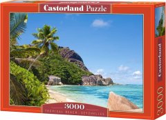 Castorland Tropska plaža Puzzle, Sejšeli 3000 kosov