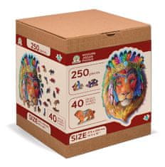 Wooden city Lesena sestavljanka Mystical Lion 250 kosov ECO