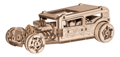 Wooden city 3D sestavljanka Car Hot Rod 141 kosov