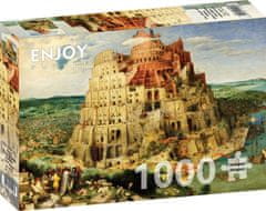 ENJOY Puzzle Pieter Bruegel: Babilonski stolp 1000 kosov