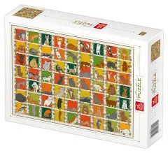 D-Toys DEICO Puzzle vzorec: mačke 1000 kosov