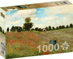 ENJOY Puzzle Claude Monet: Makovo polje 1000 kosov