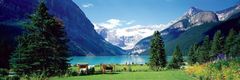 EuroGraphics Panoramska sestavljanka Lake Louise, Kanadsko Skalno gorovje 1000 kosov