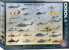 EuroGraphics Vojaški helikopter Puzzle 1000 kosov