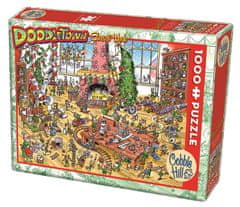 Cobble Hill Puzzle DoodleTown: delovni škrati 1000 kosov