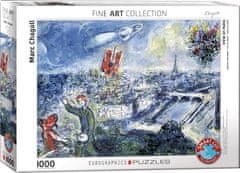 EuroGraphics Puzzle Pogled na Pariz 1000 kosov