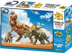 Puzzle T-Rex vs.Triceratops 3D 500 kosov