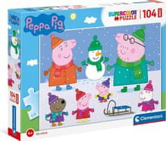 Clementoni Puzzle Maxi - Peppa Pig, 104 kosov