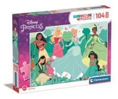 Clementoni Puzzle Disneyjeve princese MAXI 104 kosov