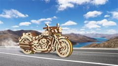 Wooden city 3D sestavljanka Motorno kolo Cruiser V-Twin 168 kosov