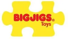 Bigjigs Rail Bigjigs železniški vagon s traktorjem + 2 tira