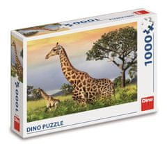 Dino Žirafja družina Puzzle 1000 kosov