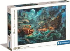 Clementoni Puzzle Piratska bitka 6000 kosov