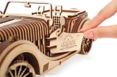 UGEARS 3D lesena mehanska sestavljanka VM-01 Car (roadster)