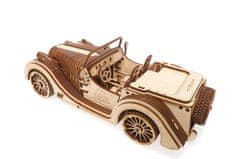 UGEARS 3D lesena mehanska sestavljanka VM-01 Car (roadster)