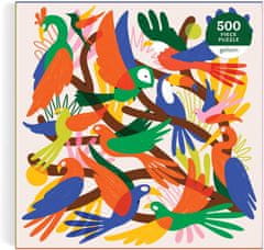 Galison Kvadratna sestavljanka Chromatic Birds 500 kosov