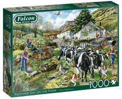 Jumbo FALCON Puzzle Še en dan na kmetiji 1000 kosov