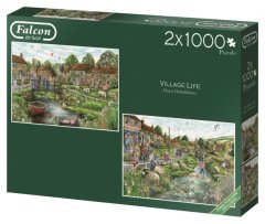 Jumbo FALCON Puzzle Country life 2x1000 kosov