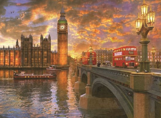 AnaTolian Puzzle Twilight over Westminster 1000 kosov