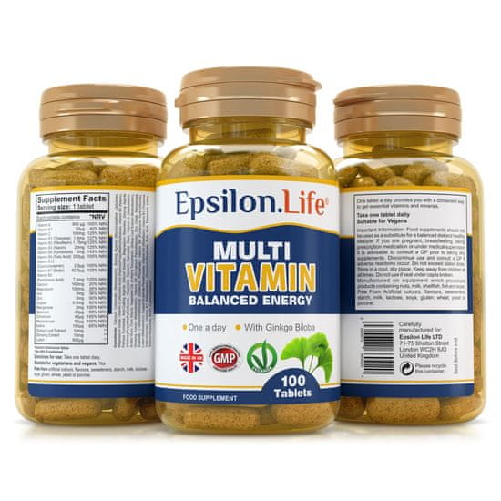 Epsilon Life Multivitamin Complex kapsule, 100 tablet