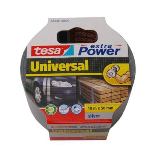 Tesa Univerzalni trak za hišo in vrt 56348, 10 m x 50 mm, srebrn