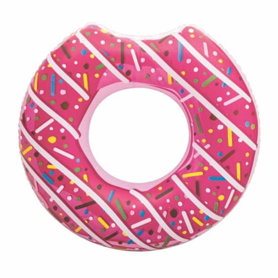 Bestway Otroški velik napihljiv obroč Donut 107 cm roza