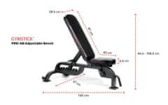 Gymstick Nastavljiva klop - Adjustable Bench PRO