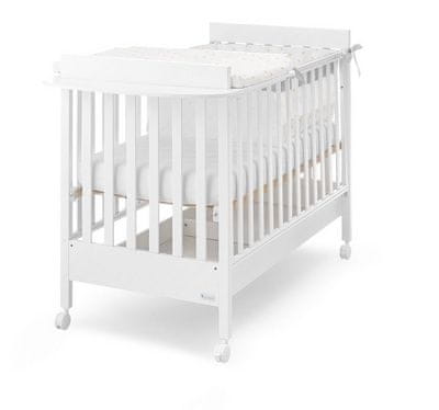 AZZURA design posteljica HOMI Baby Space bela, vse v kompletu