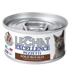 Monge LECHAT EXCELLENCE FLAKES Popolna hrana za odrasle mačke z bivoljim mesom 80g