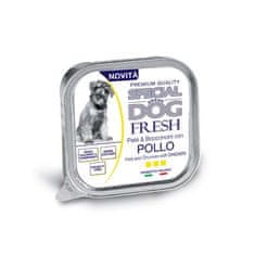 Monge SPECIAL DOG EXCELLENCE FRESH Piščančja pašteta in koščki 150g kad