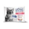 LECHAT EXCELLENCE Adult mokra hrana za mačke, govedina/losos, 4x100 g