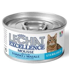 Monge LECHAT EXCELLENCE MOUSSE Mousse iz tune in svinjine za sterilizirane mačke 85 g